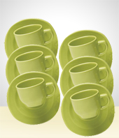 Vajilla - Juego Tazas Oxford de 6 piezas -  Modelo II