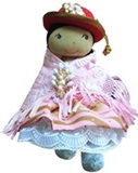 Cholita rag doll- elegantly dressed