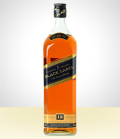 Blumen und Geschenke - Whisky Jhonny Walker, schwarzes Etikett. 1000 cc.