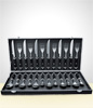 Set of Knife, fork and spoon of 24 Oxford pieces