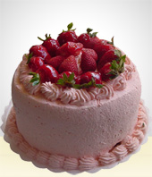 Love and Romance - Strawberry Cake  - 20 Servings