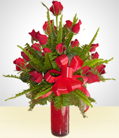 Flores - Arreglo de Rosas rojas