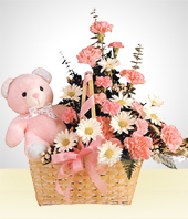 Birth - It's a Girl  Beautiful Arrangement
