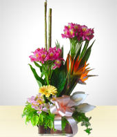 Flower Arrangements - Spring Rustic Flower Arrangement 2