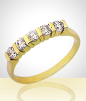 Joyas - Anillo Cintillo Tres para lucir en cada momento