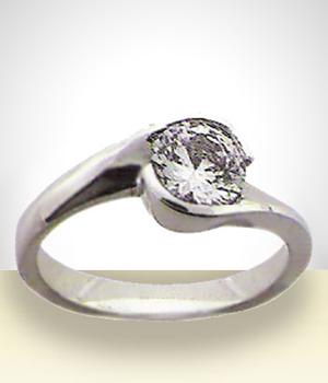 Jewelry - Silver Ring with zircon strone