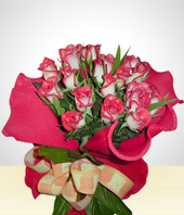 Blumen und Geschenke - Blumenstrau: 36Rosen