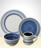 Set of Dishes - Complete 32 pieces Oxford Set
