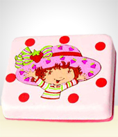 Children Birthdays - Strawbery Shortcake Birthday Party Celebration Cake - 30 Servings