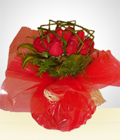 Flores - Red de Rosas - Bouquet