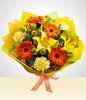 Spring Bouquet: Gerberas and Carnations