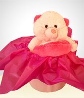 Globos y Peluches - Osita -Alegra
