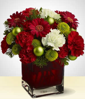 Christmas Arrangments - Christmas Colors