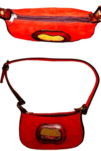 Cartera de cuero (canoa)