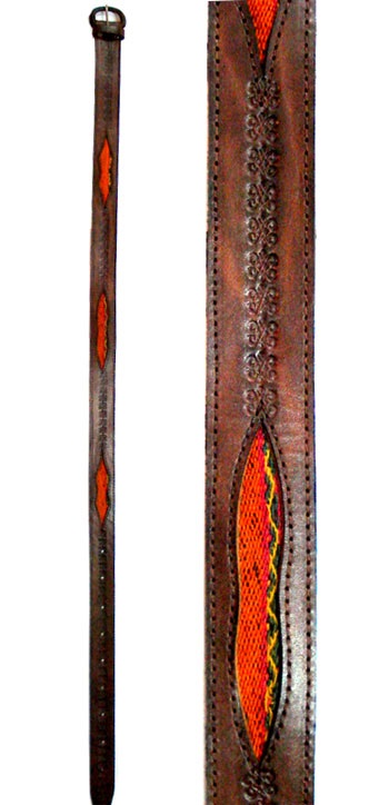 Cinturón con awayo antiguo- colores fuertes
