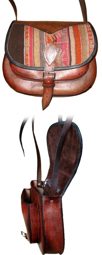 Cartera media luna "Creaci�n andina"