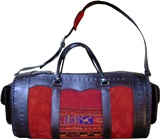 Maletn de viaje - gamuzn rojo