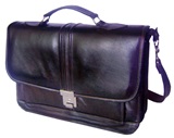 Mallette Noir Cuir de Lama