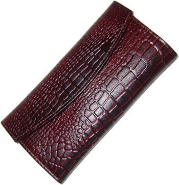 Leather Wallet Reptile Printing