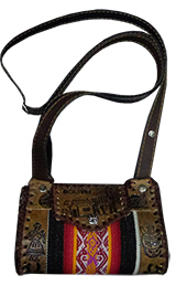 Sheep Leather Handbag with Awayo  ( Small) 