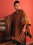 Poncho marron