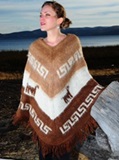 Rustic Poncho -  Llamitas