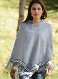 Short Gray Poncho
