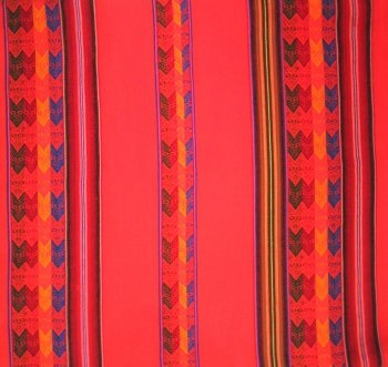Awayo Blanket - Ingavi - Red Tones