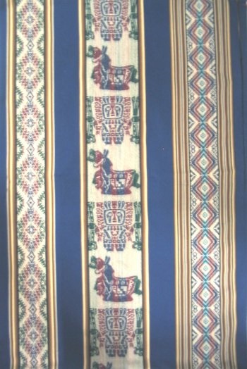 Bolivian Blanket (Frazada) - Sajama - Blue