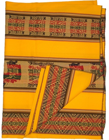 Awayo Blanket - Pacajes - Yellow Tones