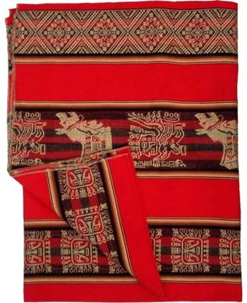 Awayo Blanket - Red Tones