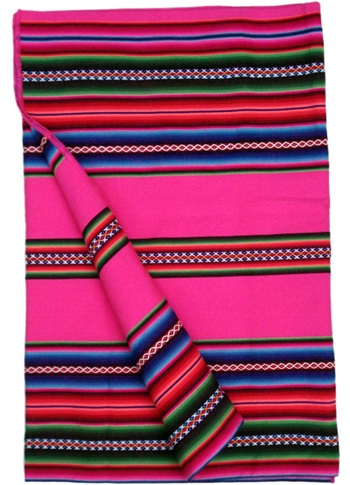 Couverture Awayo - Huachacalla - tons roses