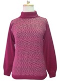 Sweater Mosaic - Fucsia
