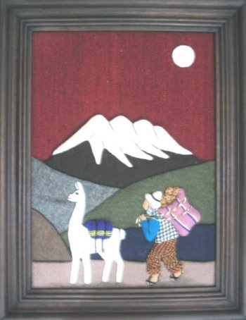 Tableau - Motif Illimani