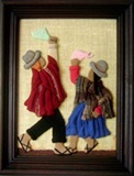 Tableau - Motif couple dansant