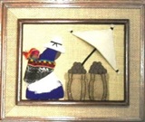 Tableau - Motif cholita au march