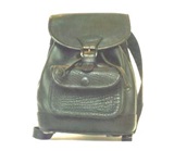 Sac  main de cuir - noir