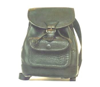 Sac à main de cuir - noir