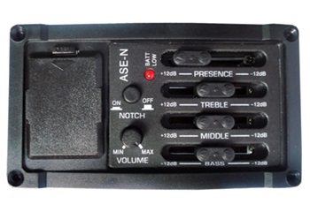 ARTEC ASE-N (4-Band-Equalizer für Gitarre oder Charango)