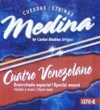 Set of Torched Medina Argtigas 1270-E Strings for Venezuelan Cuatro