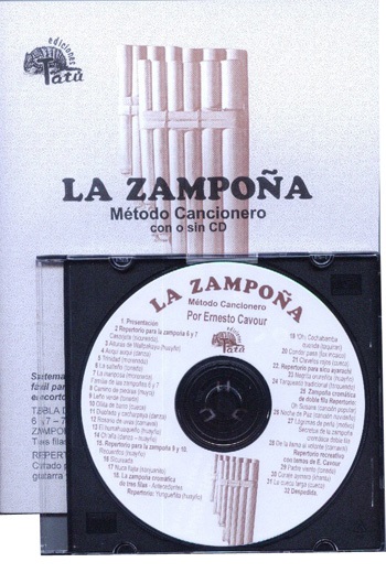 Método cancionero La Zampoña por Ernesto Cavour