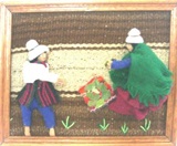 Tableau artisanal - Motif yatiri