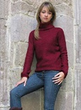 Red Turtle Neck Sweater