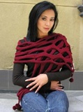 Red Scarf - Net