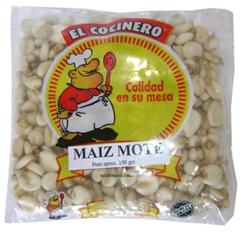 Maiz Mote   Cocinero  