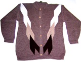 Alpaca cardigan - Brown