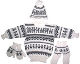 Conjunto de 4 piezas (1 - 2 aos) - Tono blanco