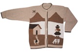 Girl's Light Brown Cardigan<br>Ages: 9-10 years