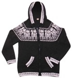 Black Sweater with cap<br>Age: 12 years