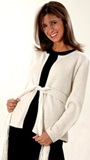 Coat with Macram Belt